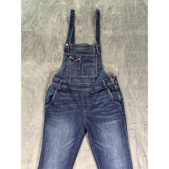 Free People Denim Dungarees Overalls Women's Size 28 Farm Garden Wear - Picture 2 of 8